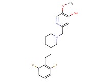 2-({3-[2-(2,6-difluorophenyl)ethyl]-1-piperidinyl}methyl)-5-methoxy-4-pyridinol