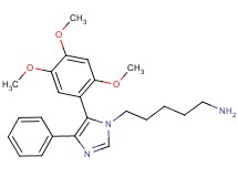 {5-[4-phenyl-5-(2,4,5-trimethoxyphenyl)-1H-imidazol-1-yl]pentyl}amine dihydrochloride