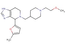 5-{[1-(2-methoxyethyl)piperidin-4-yl]methyl}-4-(5-methyl-2-furyl)-4,5,6,7-tetrahydro-1H-imidazo[4,5-c]pyridine