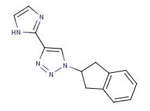 1-(2,3-dihydro-1H-inden-2-yl)-4-(1H-imidazol-2-yl)-1H-1,2,3-triazole