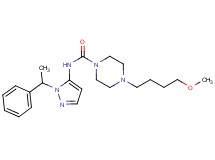 4-(4-methoxybutyl)-N-[1-(1-phenylethyl)-1H-pyrazol-5-yl]piperazine-1-carboxamide