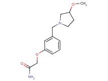 2-{3-[(3-methoxypyrrolidin-1-yl)methyl]phenoxy}acetamide