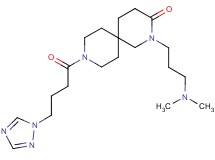 2-[3-(dimethylamino)propyl]-9-[4-(1H-1,2,4-triazol-1-yl)butanoyl]-2,9-diazaspiro[5.5]undecan-3-one