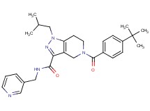 5-(4-tert-butylbenzoyl)-1-isobutyl-N-(3-pyridinylmethyl)-4,5,6,7-tetrahydro-1H-pyrazolo[4,3-c]pyridine-3-carboxamide
