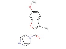 (1R*,5S*)-8-[(6-methoxy-3-methyl-1-benzofuran-2-yl)carbonyl]-3,8-diazabicyclo[3.2.1]octane