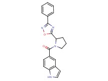 5-{[2-(3-phenyl-1,2,4-oxadiazol-5-yl)-1-pyrrolidinyl]carbonyl}-1H-indole