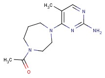 4-(4-acetyl-1,4-diazepan-1-yl)-5-methylpyrimidin-2-amine