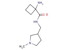 1-amino-N-[(1-methyl-3-pyrrolidinyl)methyl]cyclobutanecarboxamide dihydrochloride