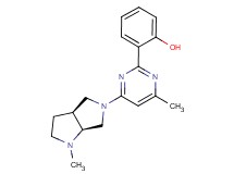 2-{4-methyl-6-[(3aS*,6aS*)-1-methylhexahydropyrrolo[3,4-b]pyrrol-5(1H)-yl]pyrimidin-2-yl}phenol