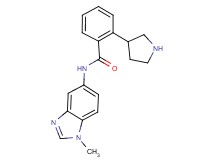 N-(1-methyl-1H-benzimidazol-5-yl)-2-(3-pyrrolidinyl)benzamide