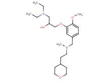 1-(diethylamino)-3-[2-methoxy-5-({methyl[2-(tetrahydro-2H-pyran-4-yl)ethyl]amino}methyl)phenoxy]-2-propanol