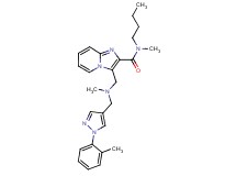 N-butyl-N-methyl-3-[(methyl{[1-(2-methylphenyl)-1H-pyrazol-4-yl]methyl}amino)methyl]imidazo[1,2-a]pyridine-2-carboxamide