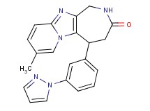 8-methyl-5-[3-(1H-pyrazol-1-yl)phenyl]-1,2,4,5-tetrahydro-3H-pyrido[1',2':1,2]imidazo[4,5-c]azepin-3-one