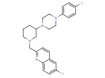 6-fluoro-2-({3-[4-(4-fluorophenyl)-1-piperazinyl]-1-piperidinyl}methyl)quinoline