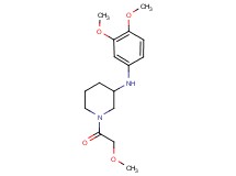 N-(3,4-dimethoxyphenyl)-1-(methoxyacetyl)-3-piperidinamine