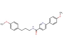 6-(4-methoxyphenyl)-N-[3-(4-methoxyphenyl)propyl]nicotinamide