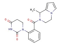 1-{2-[(1-methyl-3,4-dihydropyrrolo[1,2-a]pyrazin-2(1H)-yl)carbonyl]phenyl}dihydropyrimidine-2,4(1H,3H)-dione