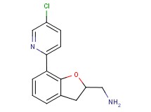 1-[7-(5-chloropyridin-2-yl)-2,3-dihydro-1-benzofuran-2-yl]methanamine