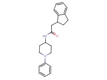 2-(2,3-dihydro-1H-inden-1-yl)-N-(1-phenyl-4-piperidinyl)acetamide