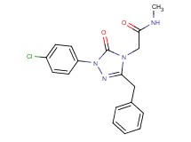 2-[3-benzyl-1-(4-chlorophenyl)-5-oxo-1,5-dihydro-4H-1,2,4-triazol-4-yl]-N-methylacetamide