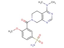 3-{[4-(dimethylamino)-5,8-dihydropyrido[3,4-d]pyrimidin-7(6H)-yl]carbonyl}-4-methoxybenzenesulfonamide