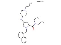 (4S)-N,N-diethyl-1-(1-naphthylmethyl)-4-[(1-propyl-4-piperidinyl)amino]-L-prolinamide