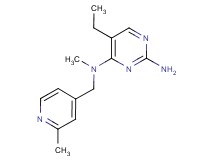 5-ethyl-N~4~-methyl-N~4~-[(2-methylpyridin-4-yl)methyl]pyrimidine-2,4-diamine