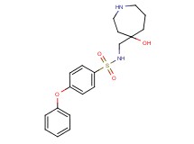N-[(4-hydroxy-4-azepanyl)methyl]-4-phenoxybenzenesulfonamide hydrochloride