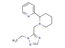 2-{1-[(1-ethyl-1H-1,2,4-triazol-5-yl)methyl]piperidin-2-yl}pyridine