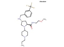 (4R)-N-(2-methoxyethyl)-1-(1-propyl-4-piperidinyl)-4-{[3-(trifluoromethyl)benzyl]amino}-L-prolinamide