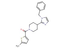 4-(1-benzyl-1H-imidazol-2-yl)-1-[(5-methyl-2-thienyl)carbonyl]piperidine