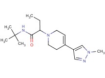 N-(tert-butyl)-2-[4-(1-methyl-1H-pyrazol-4-yl)-3,6-dihydropyridin-1(2H)-yl]butanamide
