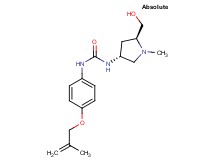 N-[(3R,5S)-5-(hydroxymethyl)-1-methylpyrrolidin-3-yl]-N'-{4-[(2-methylprop-2-en-1-yl)oxy]phenyl}urea