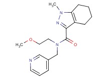 N-(2-methoxyethyl)-1-methyl-N-(pyridin-3-ylmethyl)-4,5,6,7-tetrahydro-1H-indazole-3-carboxamide
