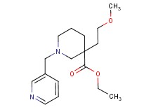 ethyl 3-(2-methoxyethyl)-1-(3-pyridinylmethyl)-3-piperidinecarboxylate