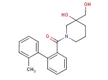 3-(hydroxymethyl)-1-[(2'-methyl-2-biphenylyl)carbonyl]-3-piperidinol