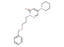 2-[3-(benzyloxy)propyl]-5-piperidin-1-ylpyridazin-3(2H)-one