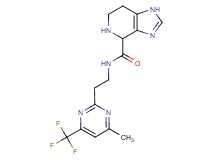 N-{2-[4-methyl-6-(trifluoromethyl)-2-pyrimidinyl]ethyl}-4,5,6,7-tetrahydro-1H-imidazo[4,5-c]pyridine-4-carboxamide dihydrochloride