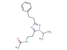 N-{2-[1-isopropyl-3-(2-phenylethyl)-1H-1,2,4-triazol-5-yl]ethyl}acetamide