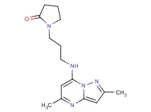 1-{3-[(2,5-dimethylpyrazolo[1,5-a]pyrimidin-7-yl)amino]propyl}-2-pyrrolidinone