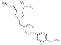 (3S*,4R*)-1-{[2-(4-methoxyphenyl)-5-pyrimidinyl]methyl}-N,N-dimethyl-4-propyl-3-pyrrolidinamine