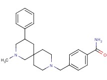 4-[(2-methyl-4-phenyl-2,9-diazaspiro[5.5]undec-9-yl)methyl]benzamide
