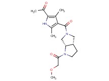 1-(4-{[(3aS,6aS)-1-(methoxyacetyl)hexahydropyrrolo[3,4-b]pyrrol-5(1H)-yl]carbonyl}-3,5-dimethyl-1H-pyrrol-2-yl)ethanone