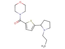 4-{[5-(1-propyl-2-pyrrolidinyl)-2-thienyl]carbonyl}morpholine