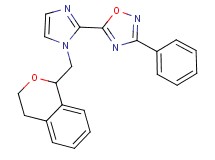 5-[1-(3,4-dihydro-1H-isochromen-1-ylmethyl)-1H-imidazol-2-yl]-3-phenyl-1,2,4-oxadiazole