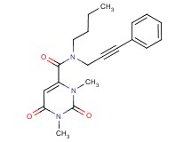 N-butyl-1,3-dimethyl-2,6-dioxo-N-(3-phenylprop-2-yn-1-yl)-1,2,3,6-tetrahydropyrimidine-4-carboxamide