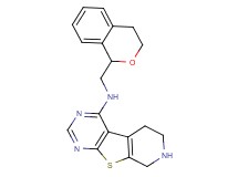 N-(3,4-dihydro-1H-isochromen-1-ylmethyl)-5,6,7,8-tetrahydropyrido[4',3':4,5]thieno[2,3-d]pyrimidin-4-amine dihydrochloride