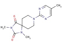 1,3-dimethyl-8-(5-methylpyrimidin-2-yl)-1,3,8-triazaspiro[4.5]decane-2,4-dione