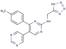 4-(4-methylphenyl)-N-(1H-tetrazol-5-ylmethyl)-5,5'-bipyrimidin-2-amine
