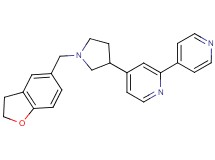 4-[1-(2,3-dihydro-1-benzofuran-5-ylmethyl)pyrrolidin-3-yl]-2,4'-bipyridine